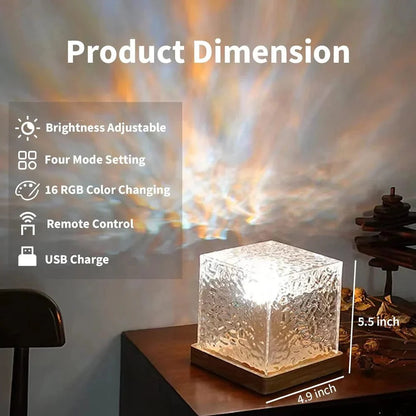 Dynamic Water Reflection Night Lamp