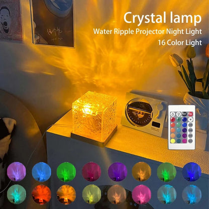 Dynamic Water Reflection Night Lamp