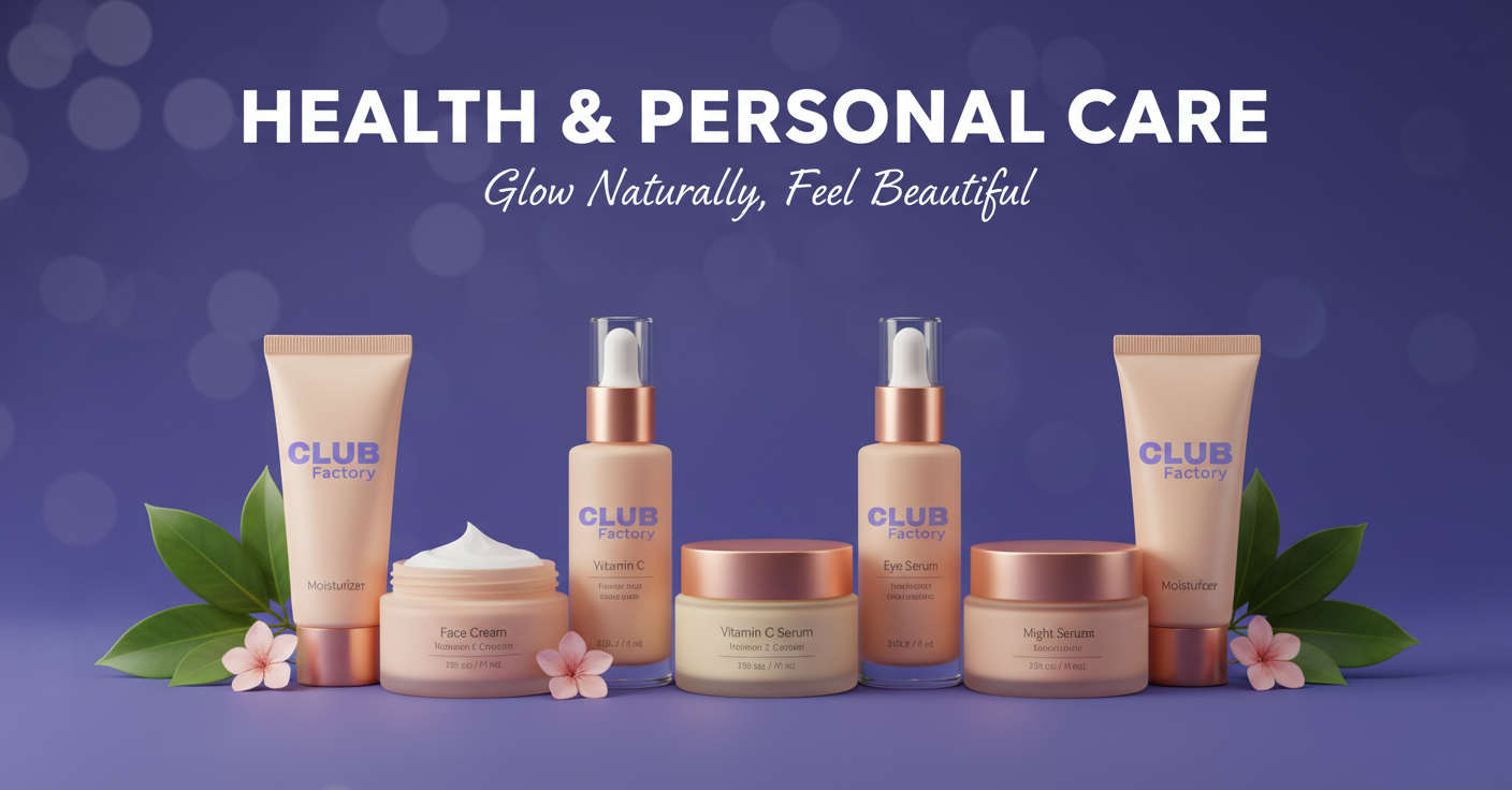 Health & Personal Care Banner - With Product Details