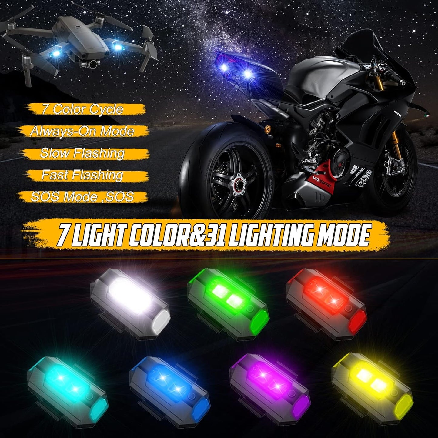 QuikFlash™️ Exterior Night Signal Light With USB