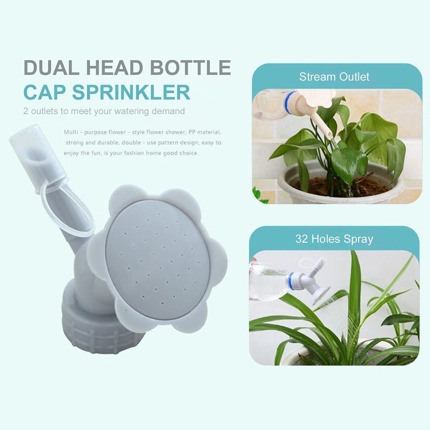 2 in 1 Bottle Cap Sprinkler - Shopsy