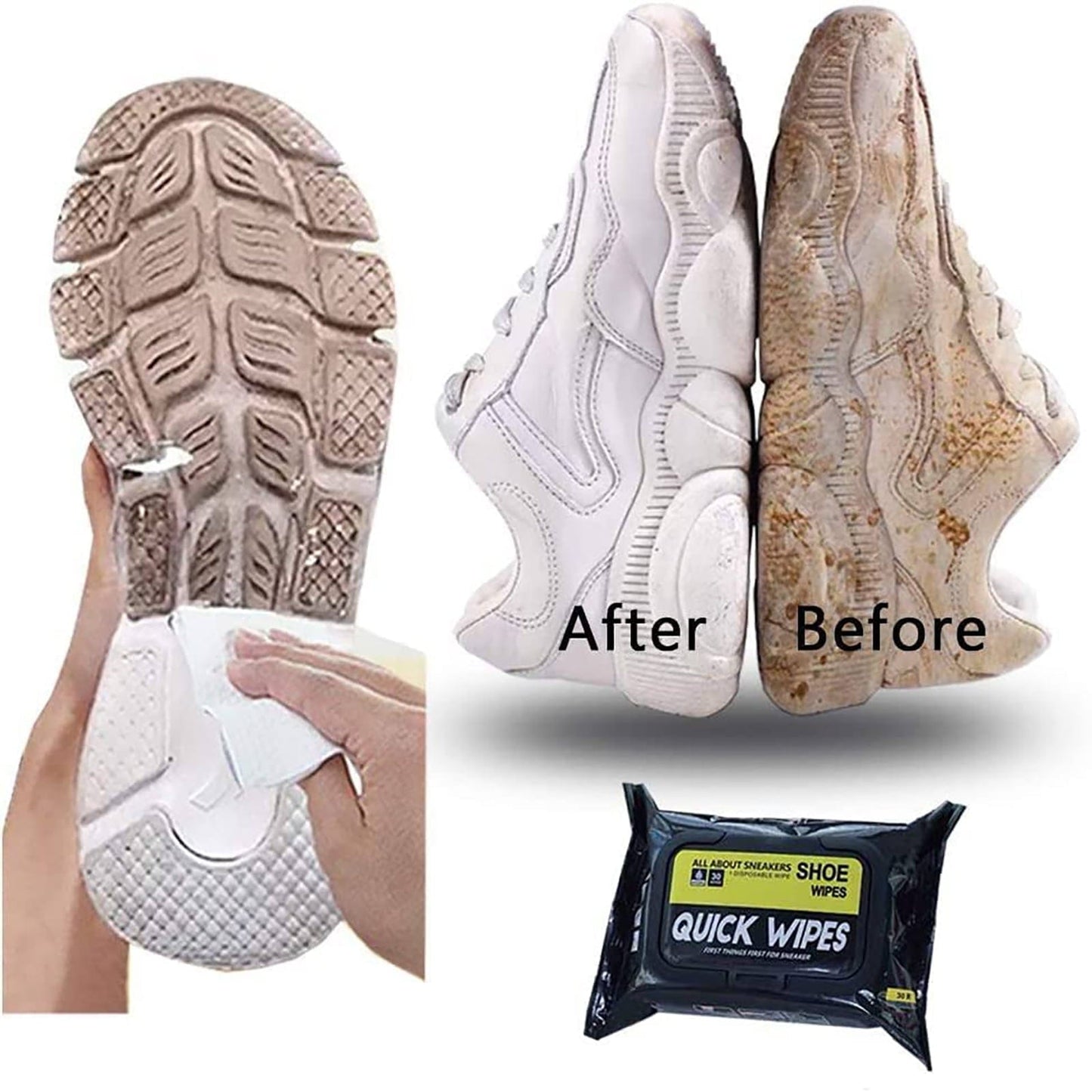 Instant Shoe Cleaning Wipes (Buy1 Get1 Free)