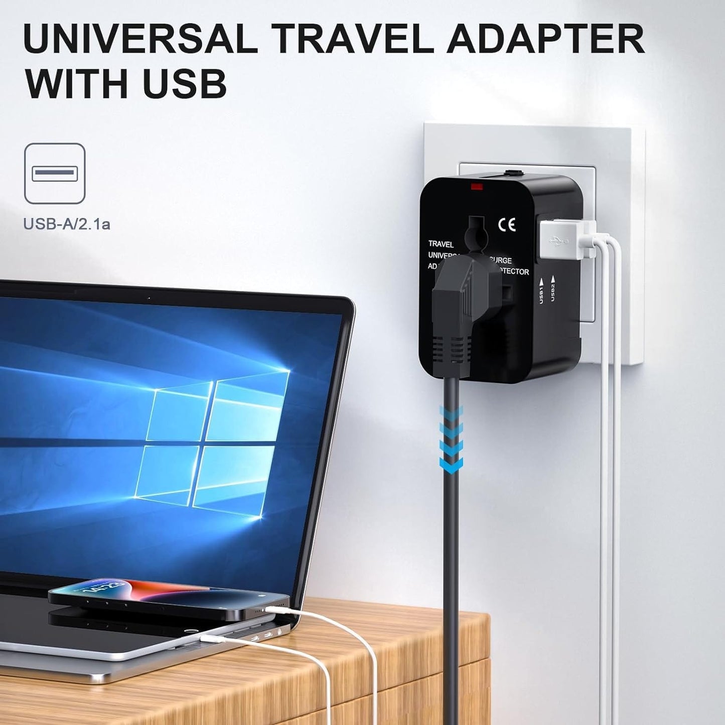 TrioCharger™️ All in One Worldwide Travel Adapter