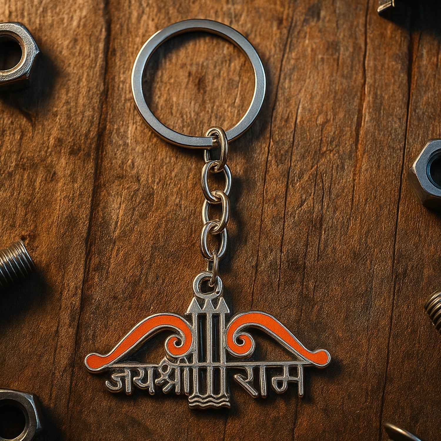 Krishna Theme Keychain Set (5 Pc Mix Design)