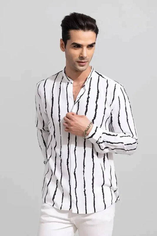 men casual printed shirt simsim