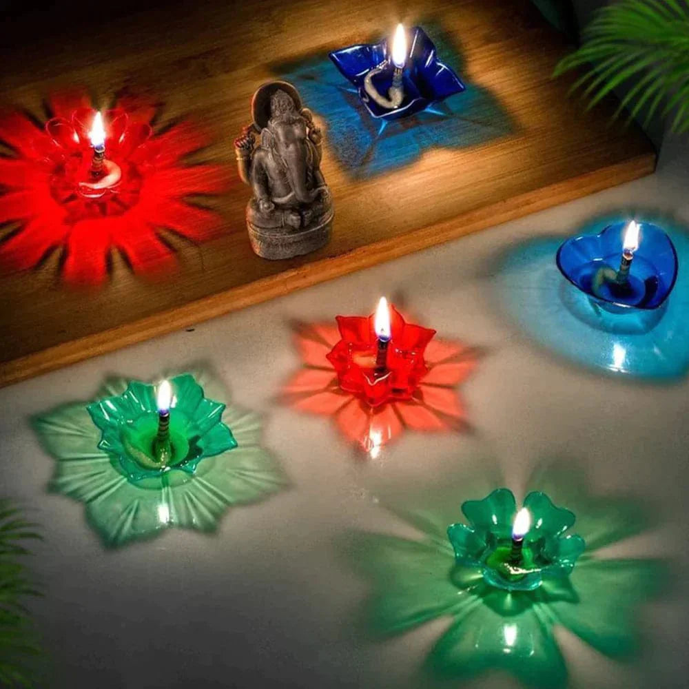 Multi Shape Water Sensor Reflection Diya