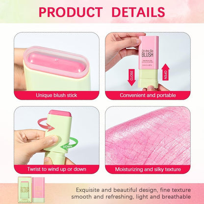 Multi-Use Makeup Blush Solid Moisturizer Stick