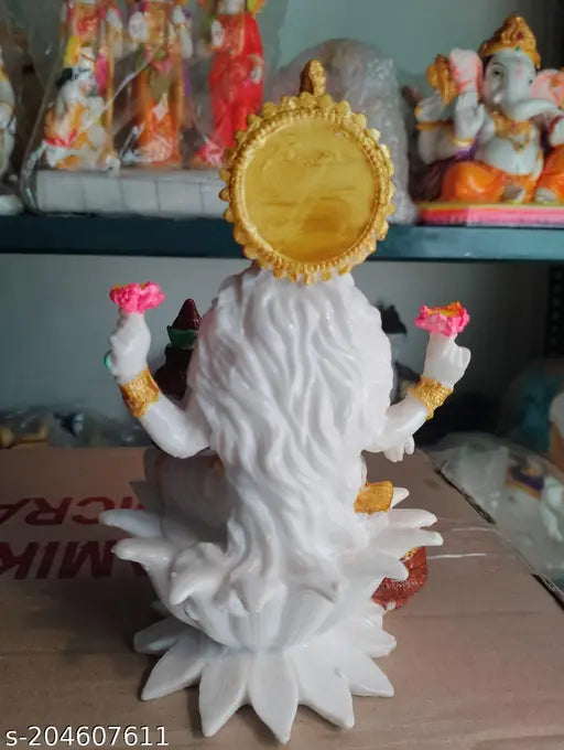 Lakshmi Devi Idol Statue for Home Puja Goddess Laxmi Idols Showpiece for Temple Pooja Room Diwali Decoration Gifts for Family Friends Corporate Client Mother Father