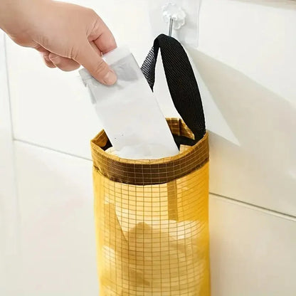 Hanging Mesh Plastic Bag Holder