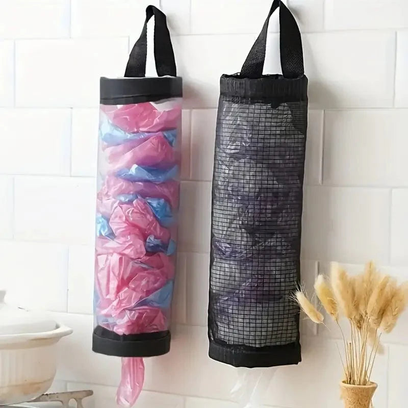 Hanging Mesh Plastic Bag Holder