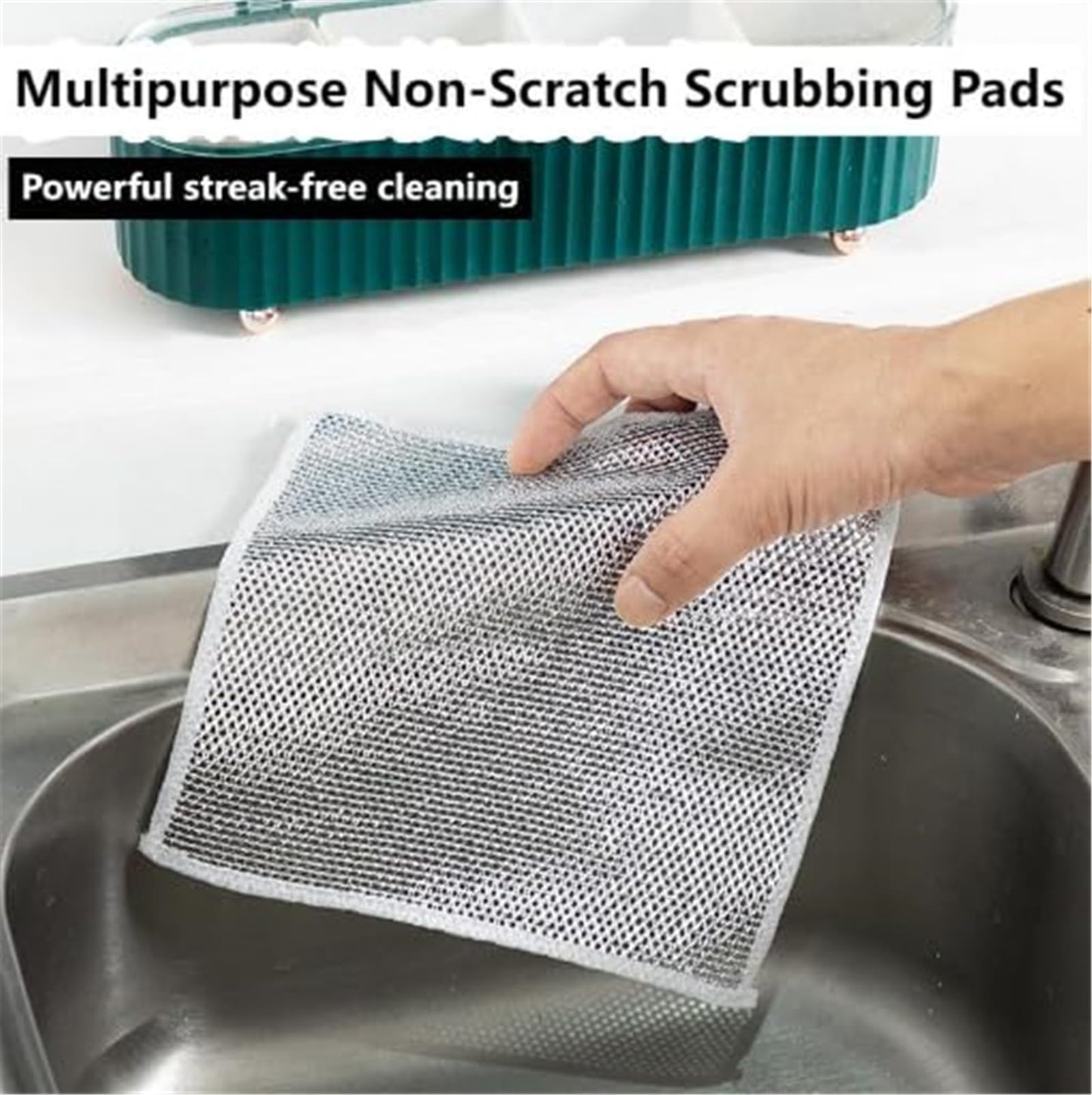 Multipurpose Wire Dishwashing Rags (Pack of 10)