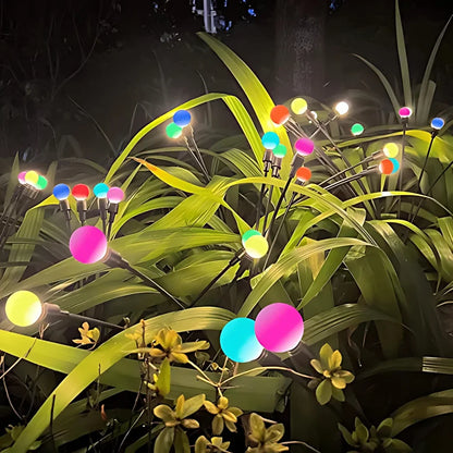 Waterproof Solar Powered Firefly Garden Lights (set of 2)