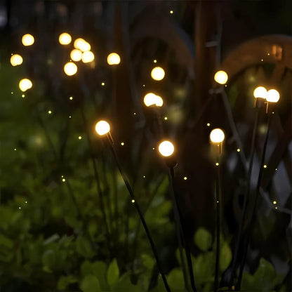 Waterproof Solar Powered Firefly Garden Lights (set of 2)