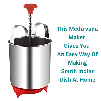 Stainless Steel Medu Vada Maker With Stand