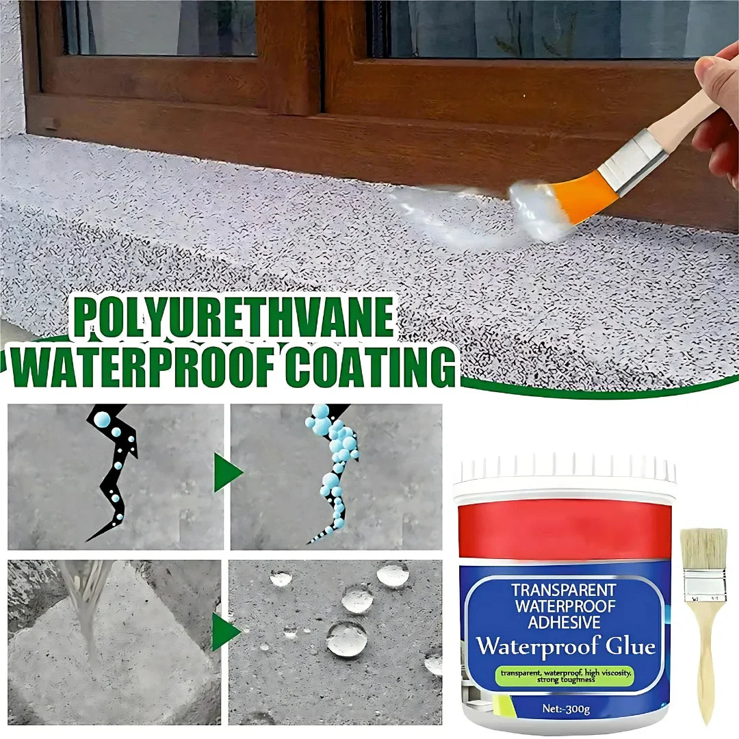 Waterproof Insulating Sealant Glue with Brush (300g)