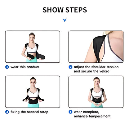 Adjustable Back Posture Corrector/ Slouching Relieve Pain Belt Women Men