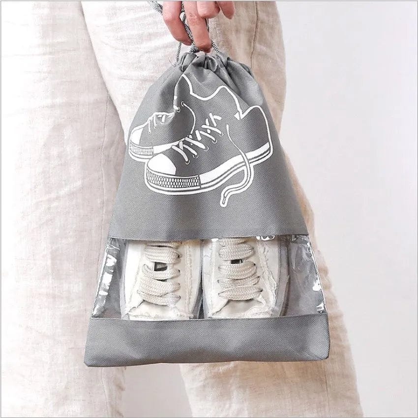 Portable Travel Dust-Proof Shoe Bags (Pack of 6)