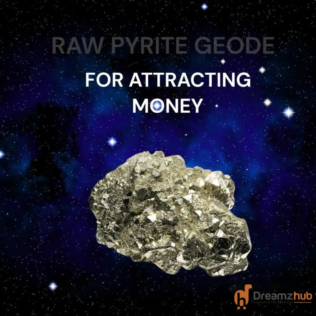 Raw Pyrite Geode Stone