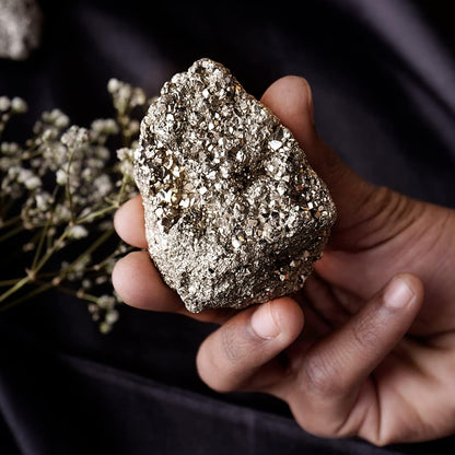 Raw Pyrite Geode Stone