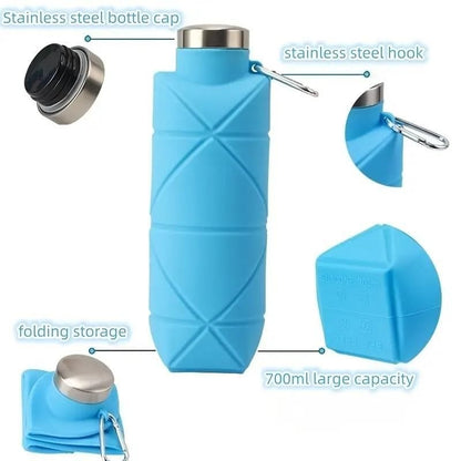 Reusable Foldable Silicone Water Bottle