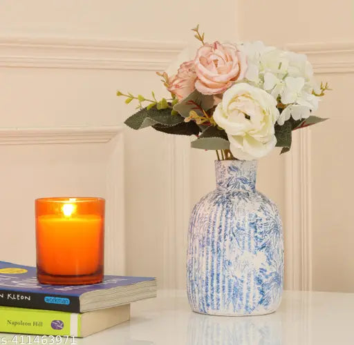 Kraphy round shapped vase for decor home and dining table , kitchen decor for living room 