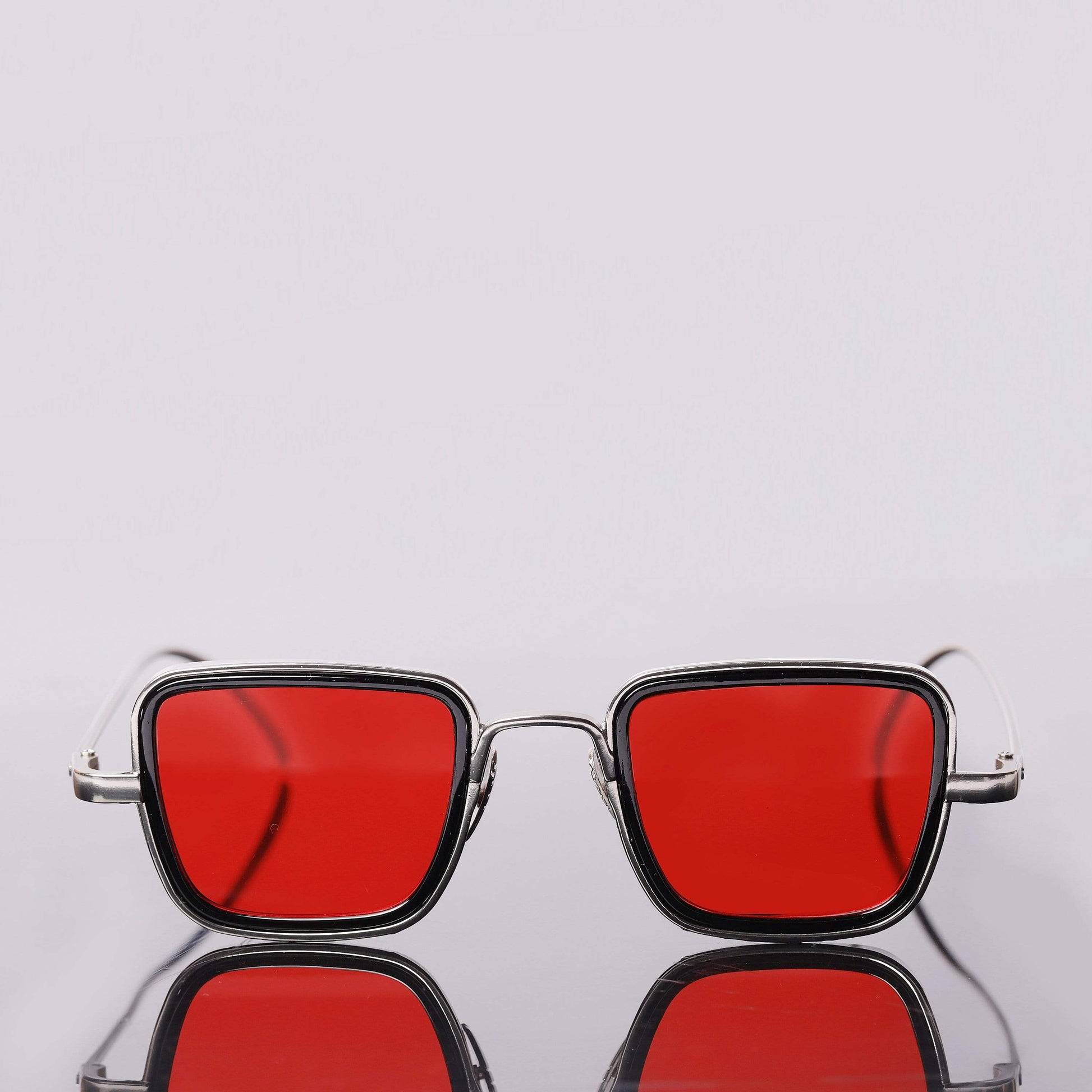 Silver / Red Kabir Singh Sunglasses Zaavio®