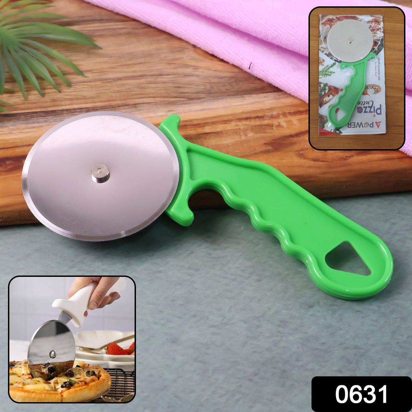 Stainless Steel Pizza Cutter / Pastry Cutter / Sandwiches Cutter