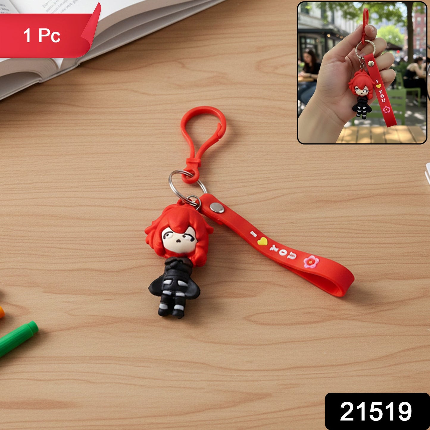 Cartoon Figure Key