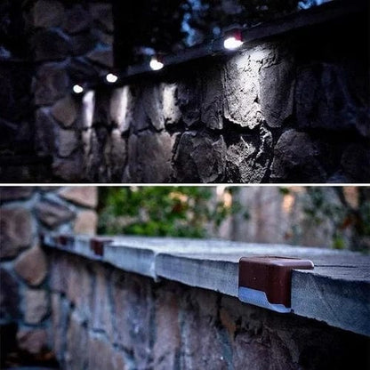 Solarixy™️ Solar-Powered Stair Lights (Pack of 8 Lights)