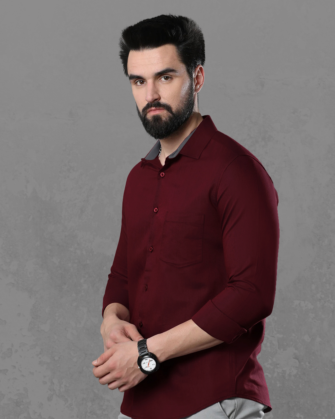 Deep Maroon Classic Shirt 