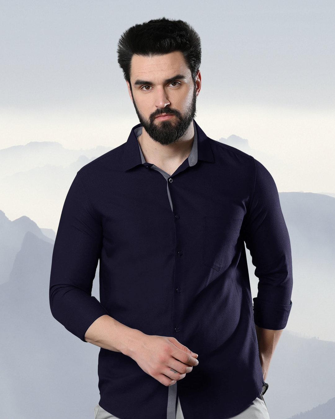 Midnight Blue Classic Shirt 