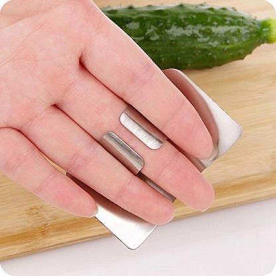 Stainless Steel Finger Cutting Protector ( Pack Of 2 )