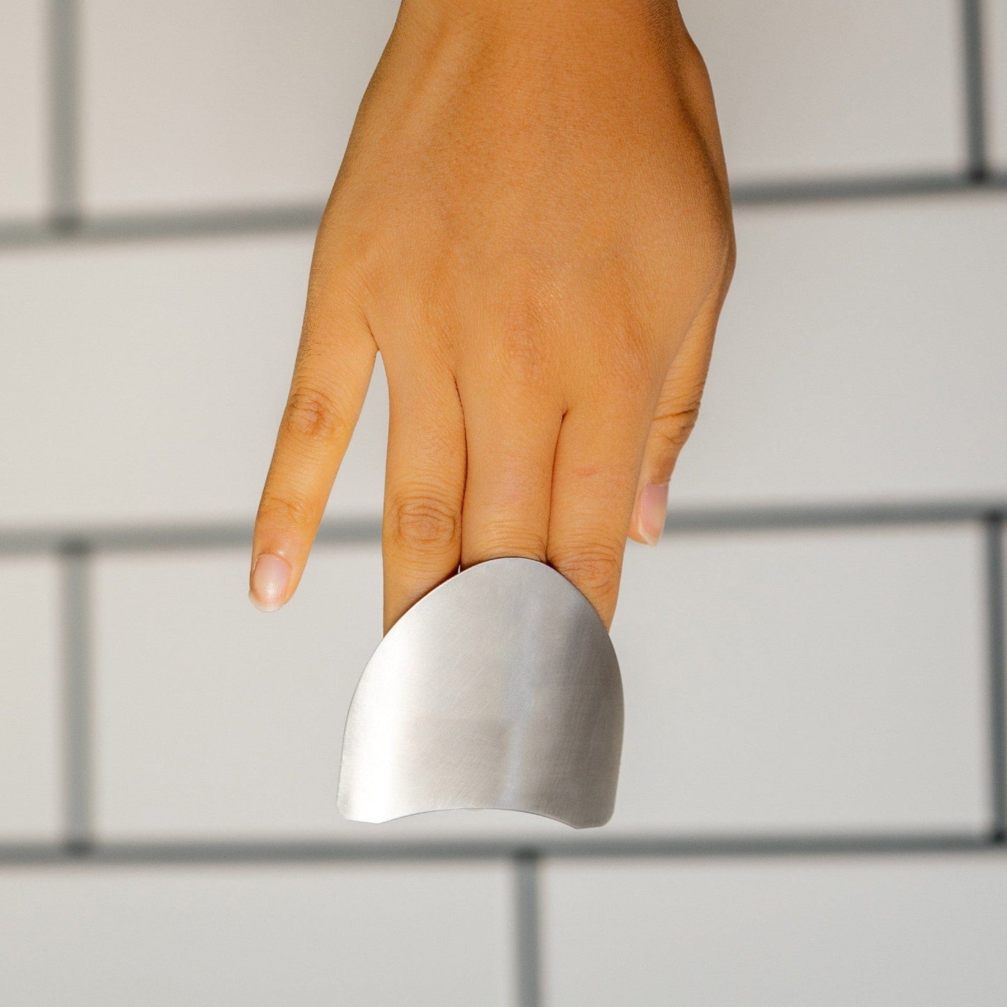 Stainless Steel Finger Cutting Protector ( Pack Of 2 )