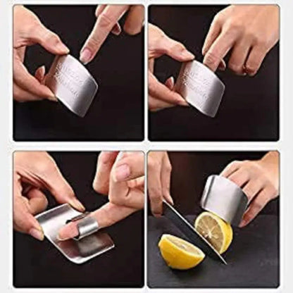 Stainless Steel Finger Cutting Protector ( Pack Of 2 )