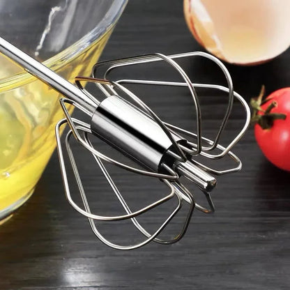 Stainless Steel Semi-Automatic Whisk (Buy 1 Get)