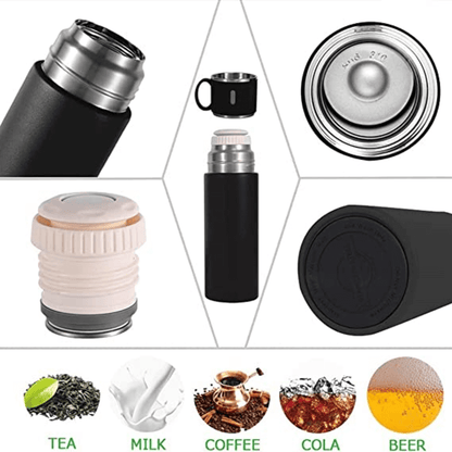 SipSure™️ Vacuum Flask Cup Set